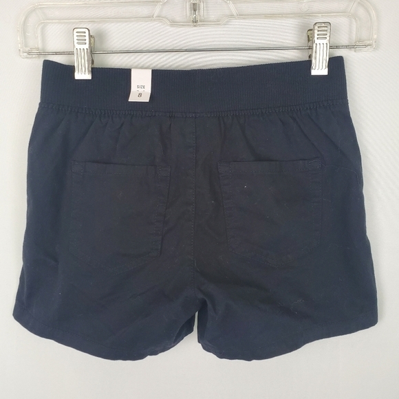 THE CHILDRENS PLACE BOYS SHORTS SZ 8 NWT BLACK DRAWSTRING ELASTIC WAIST - Picture 2 of 4